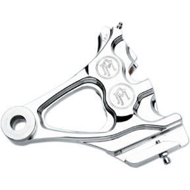  Performance Machine - Chrome Four-Piston Differential-Bore Rear Caliper for 11.8" Rotors fits '00-'07 Softail Models 