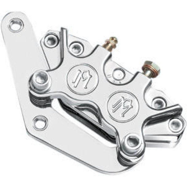 Performance Machine - Chrome Classic Single Disc Front Caliper Kit for 11.5" Rotors (See Desc.)