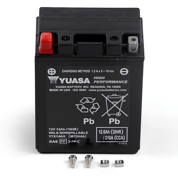 Yuasa - 21130758 - AGM Battery - YTX14AH