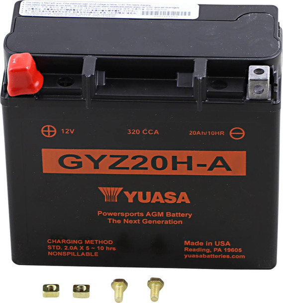 Yuasa - 21130776 - AGM Battery - GYZ20H-A
