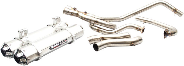 Trinity Racing - 18300415 - Dual Exhaust - Aluminum