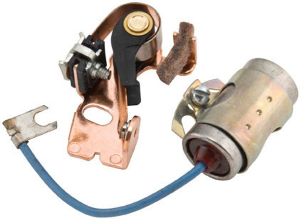 Blue Streak - Harley Davidson Points and Condenser Kit fits '71-'78 XL; '70-E'78 FL, FX
