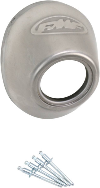 Fmf - 18600500 - End Cap - Stainless Steel - Straight Cut - PC4/Q4