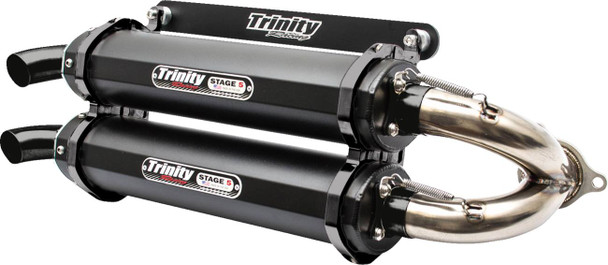 Trinity Racing - 18311020 - Stage 5 Slip-On Mufflers - Cerakote® Black