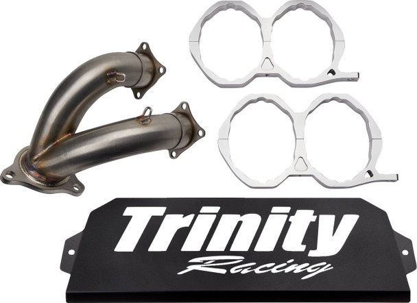 Trinity Racing - 18311062 - Stainless Steel Slip-On Muffler