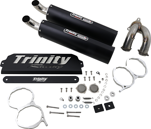 Trinity Racing - 18310975 - Stage 5 Slip-On Mufflers - Black