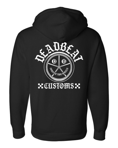 Deadbeat Customs - Smiley Sweatshirt - Black