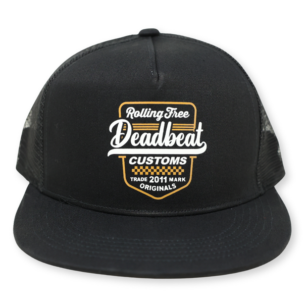 Deadbeat Customs - Checker Badge Snapback