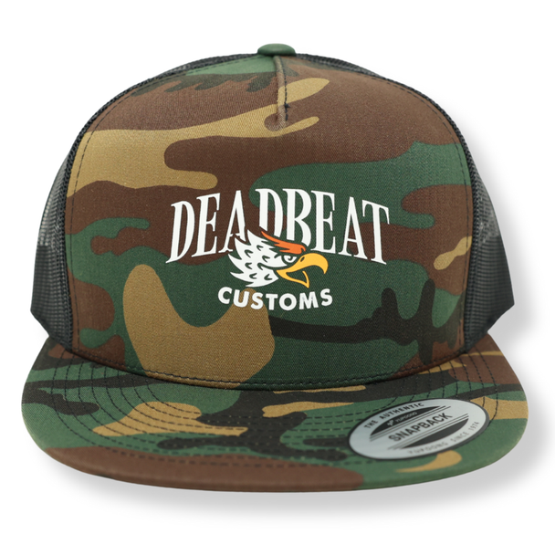 Deadbeat Customs - Eagle Head Camo Snapback
