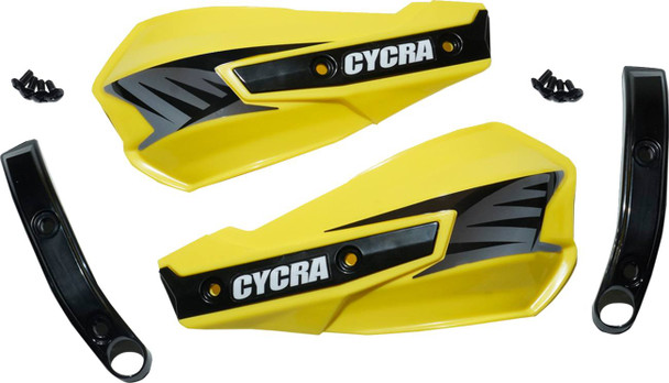 Cycra - 1CYC-1029-55 - Replacement Vortex Handshields w/ Abrasion Guards - Yellow