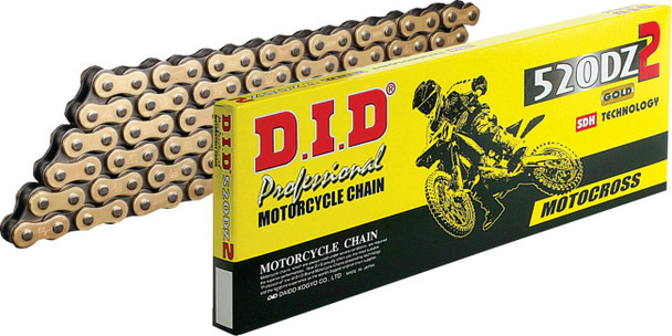 Did - M520DZ2X120RB - 520 DZ2 - Drive Chain - 120 Links - Gold and Black
