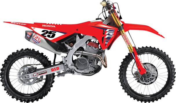 D'Cor Visuals - 20-10-955 - Graphic Kit - '25 HRC Honda - CRF450R '25