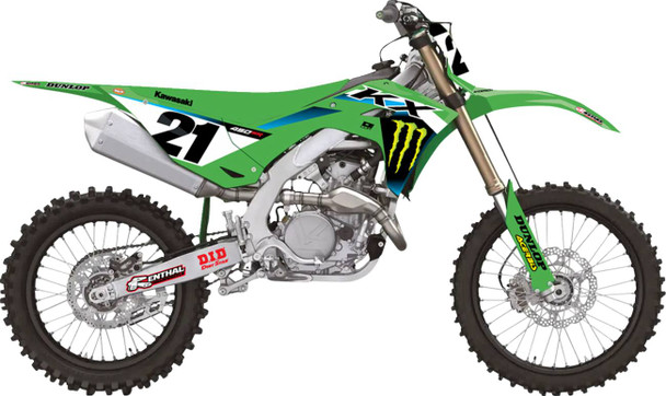 D'Cor Visuals - 20-20-665 - Graphic Kit - '25 Monster Energy - KX 250 '22-'24