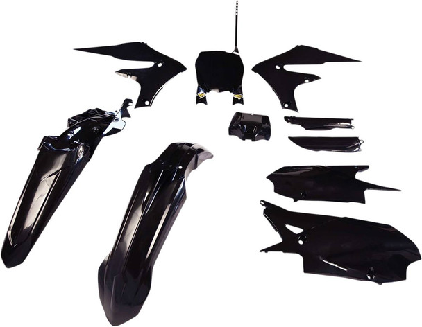 Cycra - 1CYC-9327-12 - Body Kit - Powerflow - Black - YZ 250/450 F/X