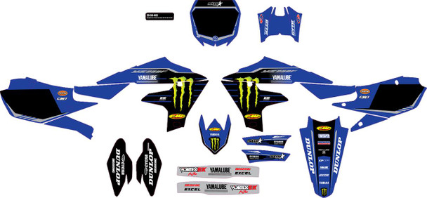 D'Cor Visuals - 20-50-403 - Graphic Kit - '22- '23 Monster Energy Star -
