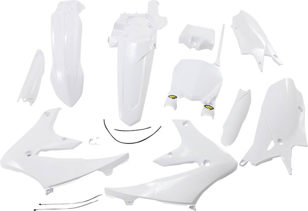 Cycra - 1CYC-9327-42 - Body Kit - Powerflow - White - YZ 250/450/F/X