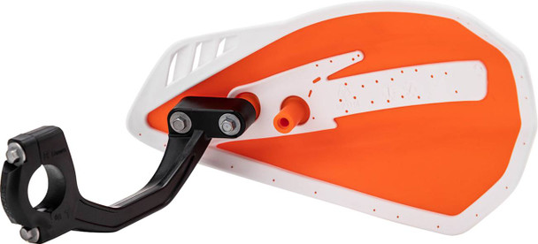 Cycra - 1CYC-0056-203 - Cyclone Handguards - Orange/White