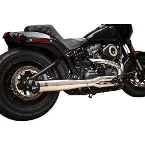 S&S Cycle - Superstreet 2-into-1 Closed-Course Competition Exhaust System - fits '18-'24 M8 Softail Models