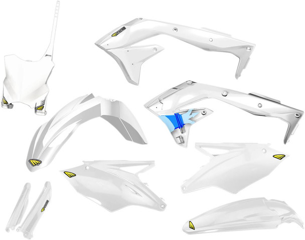Cycra - 1CYC-9318-42 - Body Kit - Powerflow - White - KX450F