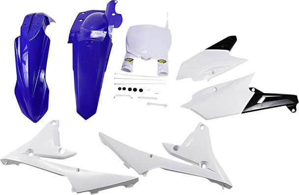 Cycra - 1CYC-9412-00 - 5 Piece Replica Body Kit - OE White/Blue/Black - YZ 250F/450F