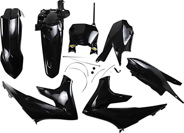 Cycra - 1CYC-9427-12 - 5 Piece Replica Body Kit - Black - Yamaha