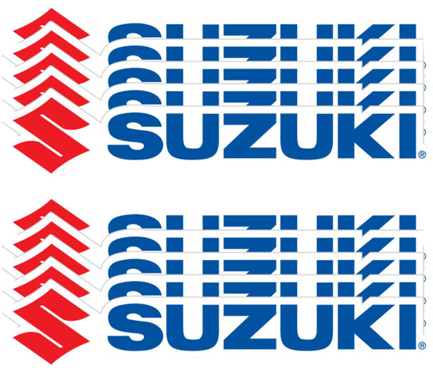 D'Cor Visuals - 40-40-107 - Suzuki Decal - 6" - 10 Pack