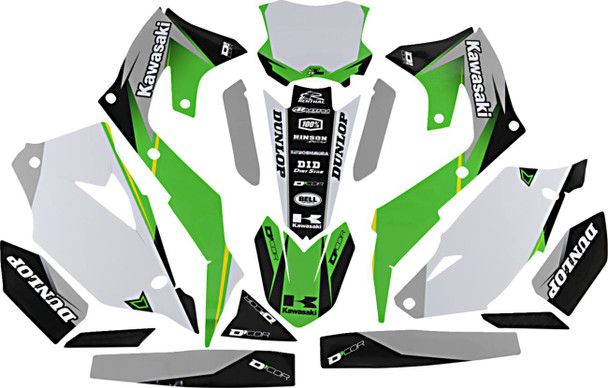 D'Cor Visuals - 20-20-462 - Graphic Kit - Cor 9 Kawasaki - KX 450 F