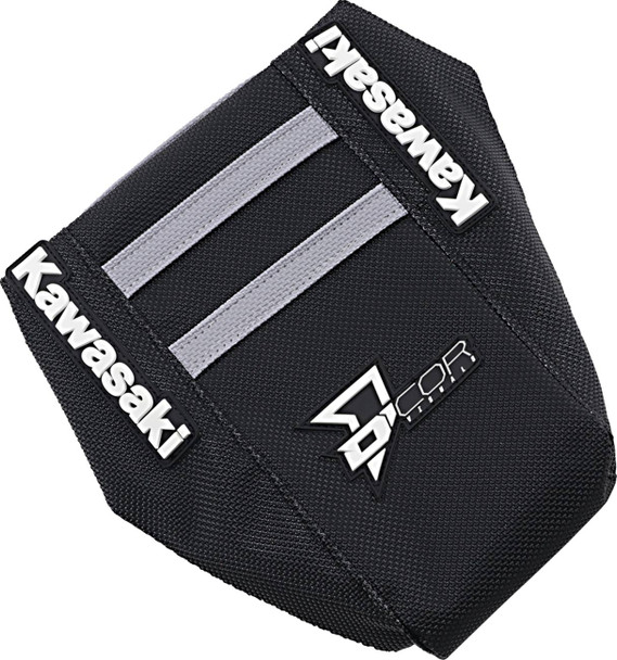 D'Cor Visuals - 30-20-465 - Seat Cover - Black/Gray - KX '16-'20
