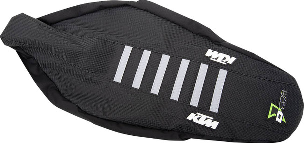 D'Cor Visuals - 30-30-305 - Seat Cover - Black/Gray - SX/F '18-'22