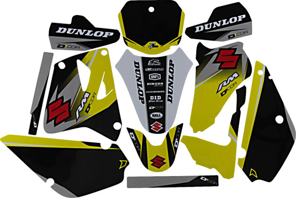 D'Cor Visuals - 20-40-101 - Graphic Kit - Cor 9 Suzuki - RM 85