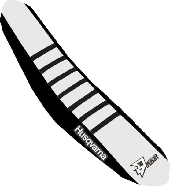 D'Cor Visuals - 30-70-417 - Seat Cover - Black/White - TC/FC '19-'22