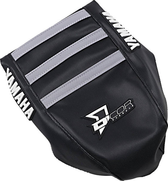 D'Cor Visuals - 30-50-134 - Seat Cover - Black/Gray - YZ '02-'21