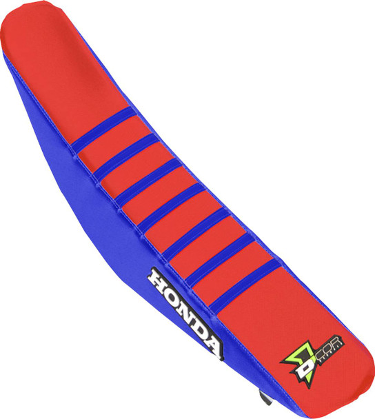 D'Cor Visuals - 30-10-471 - Seat Cover - Blue/Red - CRF '17-'21