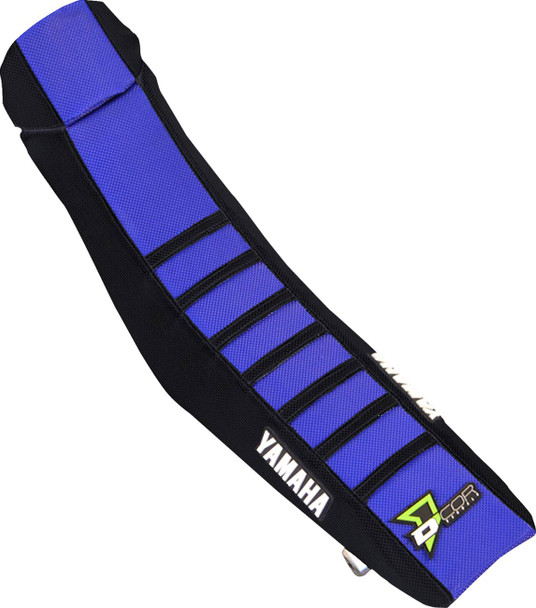 D'Cor Visuals - 30-50-127 - Seat Cover - Black/Blue - YZ '02-'21