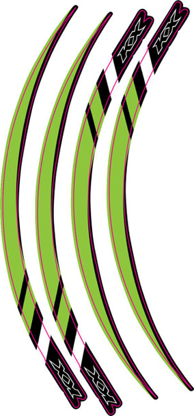 D'Cor Visuals - 40-80-213 - Rim Decal - Green Factory Kawasaki