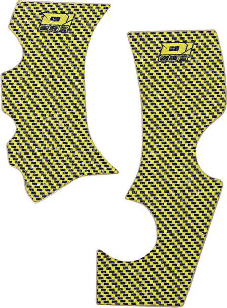 D'Cor Visuals - 16-40-104 - Frame Grip Tape - Yellow - Suzuki