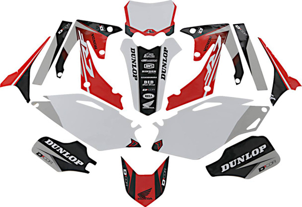 D'Cor Visuals - 20-10-246 - Graphic Kit - Cor 9 Honda - CRF 250/450 '09-'13