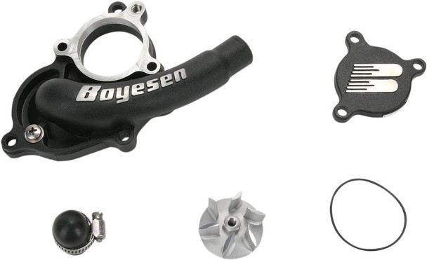 Boyesen - WPK-27B - Supercooler Waterpump Cover - Black - Suzuki