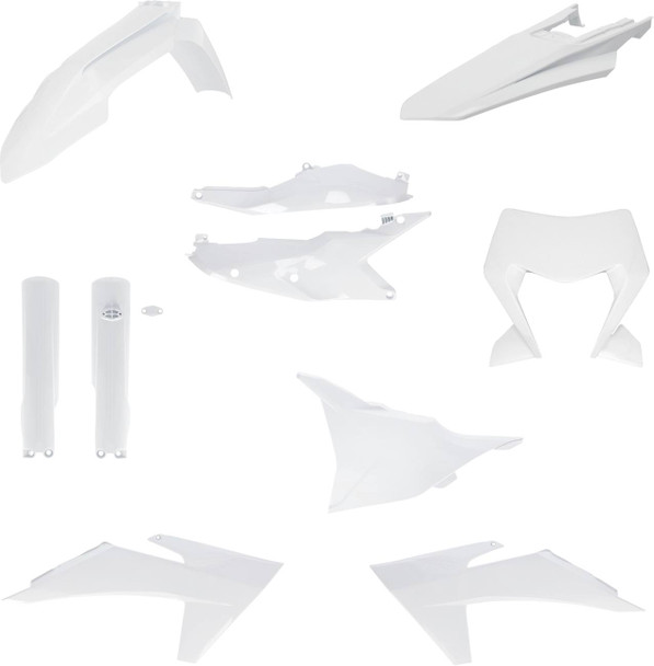 Acerbis - 2986550002 - Full Body Kit - White - KTM - EX/XC/XW '24-'25