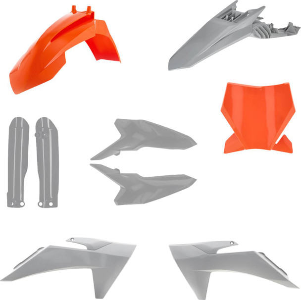 Acerbis - 2986998211 - Full Body Kit - '25 OEM Orange/Gray - KTM - SX '24-'25
