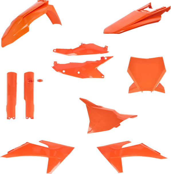 Acerbis - 2986517705 - Full Body Kit - '23 OEM Orange/White - KTM - SX/XC '23-'24