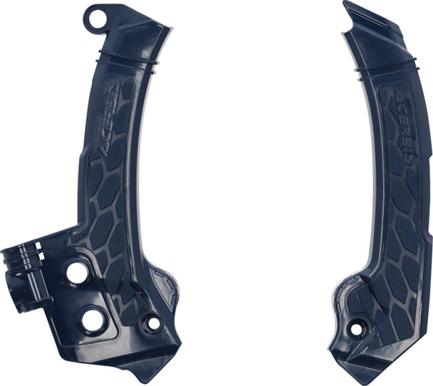 Acerbis - 2979600003 - X-Grip Frame Guards - Blue - Husqvarna
