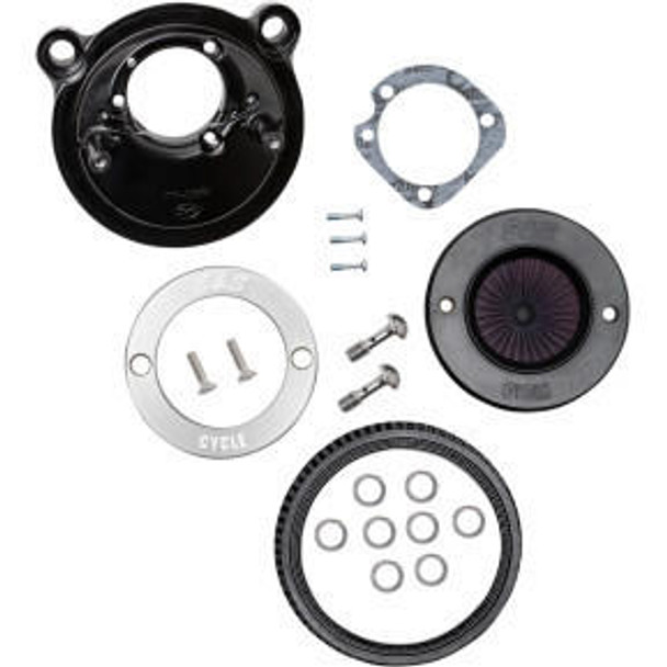  S&S Cycle - Air Stinger Stealth Air Cleaner Kit with S&S Ring fits '07-'21 Sportster Models 