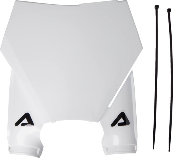 Acerbis - 2983160002 - Raptor Number Plate - White