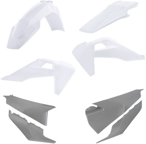 Acerbis - 2791556812 - Standard Body Kit - '20 OEM White/Gray - Husqvarna '20-'23