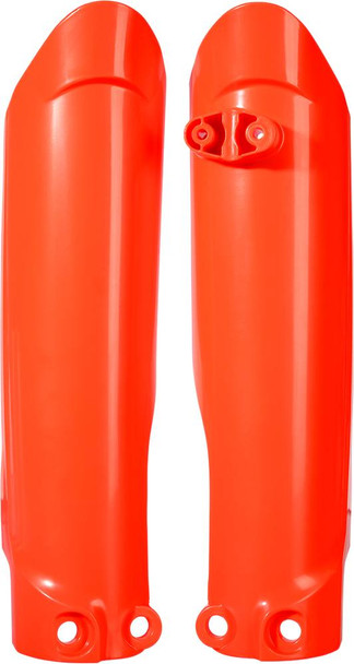 Acerbis - 2791514617 - Lower Fork Covers for Inverted Forks - Fluorescent Orange