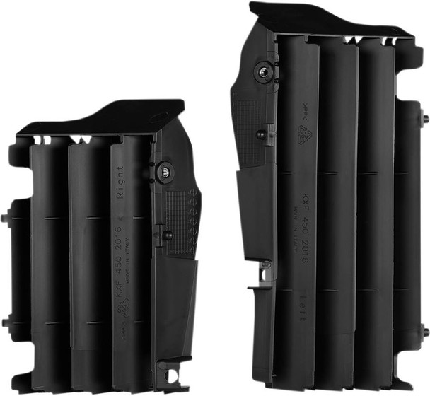 Acerbis - 2791430001 - Radiator Louvers - Black - Kawasaki