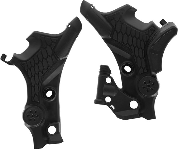 Acerbis - 2983660001 - X-Grip Frame Guards - Black - XL 750 Transalp