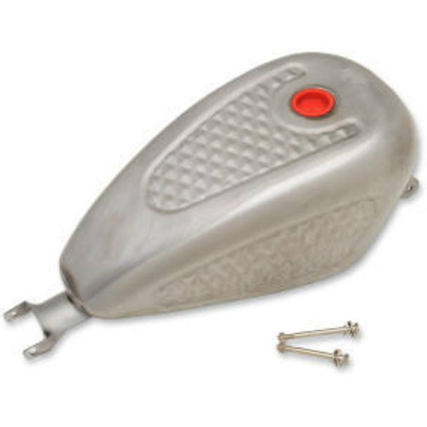  Drag Specialties - Diamond Style Fuel-Injected 3 Gallon Custom Gas Tank fits '07-'20 Sportster Models 