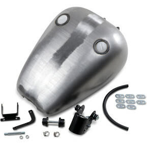 Drag Specialties Rubber-Mount Quickbob® 3.6 Gallon Gas Tank fits